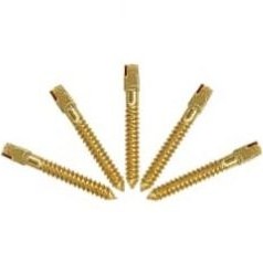 تصویر خرید پین داخل کانال استیل با روکش گلد دندانپزشکی کروکو 