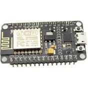 تصویر برد توسعه NodeMcu به همراه ماژول وای‌فای ESP8266 با مبدل CP2102 