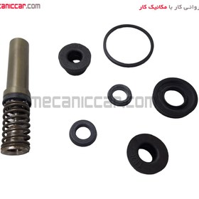 تصویر کیت کامل لوازم پمپ ترمز معمولی 8 و 9 پژو ۴۰۵ و پارس و اردی اذین تنه Brake parts