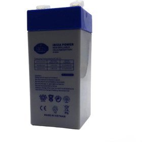 تصویر باتری یو پی اس ۴ ولت ۴ آمپر ایبیزا مدل IB-4V4Ah 