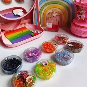 تصویر کش مو چهل گیس دخترانه فانتزی با رنگبندی متنوع و کیفیت عالی 