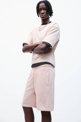 تصویر شلوارک مردانه فاق نرمال راسته | پول اند بیر Pull & Bear 3696503 