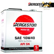 تصویر روغن موتور 5 لیتر برجستون SAE 10W40-SN تمام سنتتیک 