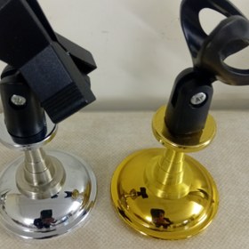 تصویر پایه میکرفون ویترینی تمام فلزی پایه میکرفون کنفرانسی