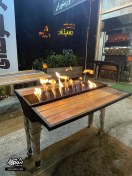 تصویر میز آتشدان گازی مدل راینو برند شعله کار | خرید آتشدان مدرن با قیمت استثنائی! 