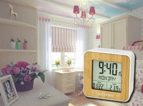 تصویر ساعت رومیزی ریتم (RHYTHM) مدل LCT085NR03 Rhythm Table Clock - LCT085NR03