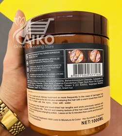 تصویر ماسک مو کراتین برزیلی 1000میلی ا Brazilian creatine hair mask 1000 ml Brazilian creatine hair mask 1000 ml