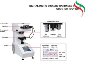 تصویر سختی سنج اینسایز مدل ISH-TDV1000 