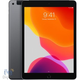 تصویر تبلت اپل مدل iPad 10.2 2019 رنگ خاکستری - Space Gray حافظه ۱۲۸ گیگابایت مدل Wifi (بدون سیمکارت) پارت نامبر LL/A - بدون سیمکارت 