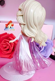 تصویر خرید و قیمت فیگور پرنسس السا مدل با لباس قو صورتی(disneys qposket) Disneys elsa qposket figure