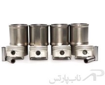 تصویر پیستون عظام مناسب پژو ۲۰۶ تیپ دو و سه مدل TU3 با ملحقات کامل 