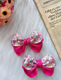 تصویر گلسر دوگوشی مدل گلبوسه با رنگبندی متنوع - رنگ آبی کاربنی 