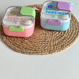 تصویر ظرف غذای مربع TEDEMEI 