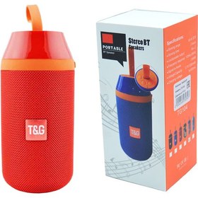 تصویر اسپیکر بلوتوث قابل حمل تی اند جی مدل Tg 104 T&G portable Bluetooth speaker model Tg 104