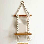 تصویر شلف مکرومه 