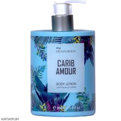 تصویر لوسیون بدن دیر بادی مدل Carib Amour 