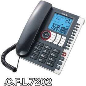 تصویر تلفن رومیزی سی اف ال CFL 7202 ا C.F.L.7202 telephone C.F.L.7202 telephone