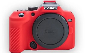 تصویر کاور سیلیکونی Canon EOS R10 (قرمز) 