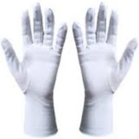 تصویر دستکش نخی سفید بیتا 