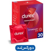 تصویر کاندوم دورکس نازک بسته 30 عددی DUREX Yakin hisset Standard Fit 