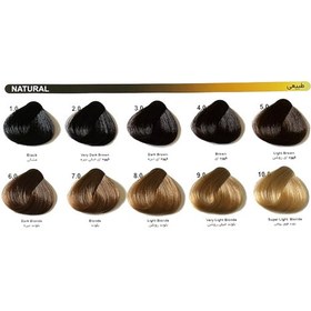 تصویر رنگ مو یکسی (طبیعی) 