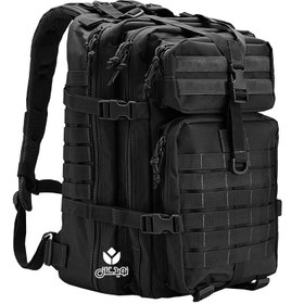 تصویر کوله پشتی تاکتیکال کد 1919 مشکی 