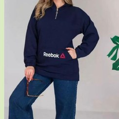 تصویر هودی زنانه طرح reebok جنس ساندویچی اعلا قواره بزرگ 