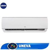 تصویر کولر گازی 18000 یونیوا T1 گاز R410a دیواری Uneva UN-MS18 LUX Uneva Air Conditioner 18000 Wall UN-MS18 LUX T1 Gas R410a