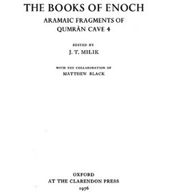 تصویر دانلود کتاب The Books of Enoch. Aramaic Fragments of Qumran Cave 4 1976 کتاب انگلیسی کتابهای انوخ قطعه های آرمین غار قمران 4 1976