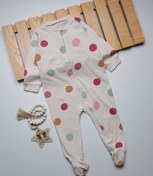 تصویر سرهمی نوزادی جورابدار زیپی برند H&M | سایز 12-18 ماه | کد 201003 