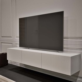 تصویر میز تلویزیون مدل 3کشو دیواری( ارسال به تهران رایگان) - سفیدگردویی / طول 120 ا TF 158 TF 158