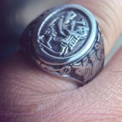 تصویر انگشتر استیل مردانه 