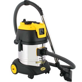 تصویر جارو برقی سطلی آب و خاک تک موتور مدل 201D 