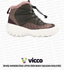 تصویر کفش پسرانه بچگانه مدل Tiger Light ارتوپدی پسر خاکی Kar Boots ویکو Vicco 