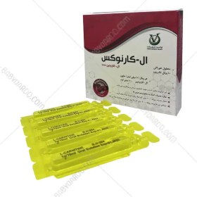 تصویر ویال ال کارنیتین ال کارنوکس 1000 میلی گرم 10 عددی | L-Carnox Vial L-Carnitine 1000 mg 