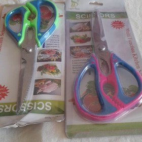 تصویر قیچی آشپزخانه وفندق شکنScissors 