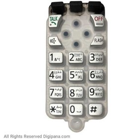 تصویر صفحه کلید تلفن بی سیم مدل KX-TGA371 