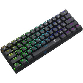 تصویر کیبورد مخصوص بازی تی-دگر مدل VERDE T-TGK317 T-DAGGER VERDE T-TGK317 Gaming Keyboard