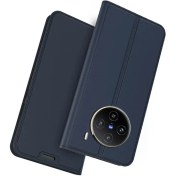 تصویر قاب گوشی چرمی مغناطیسی ویوو ایکس ۱۰۰ 5G با پایه 