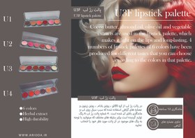 تصویر پالت رژ لب U3F 