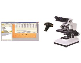 تصویر دستگاه تست پراکنش دوده میکروسکوپ ISO 18553 سی سی دی نرم افزار Dispersion tester and software