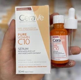 تصویر سرم روشن کننده ویتامین سی سراوی cerave c10