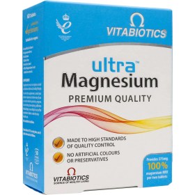 تصویر قرص اولترا منیزیم ویتابیوتیکس ۶۰ عددی 