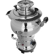 تصویر سماور برقی عالی نسب مدل سیلور Alinassab Silver Electric Samovar 7 Liter