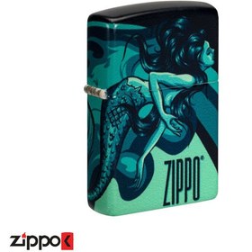 تصویر زیپو کد 48605 mermaid zippo design 