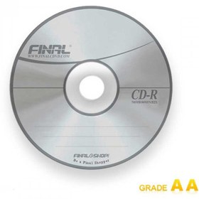 تصویر سی دی خام فینال باکس دار (FINAL) - 50 / 600 / نقره ای ا FINAL CD-R FINAL CD-R
