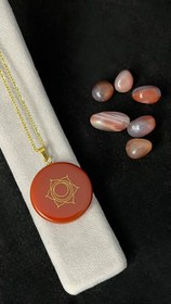 تصویر عقیق با حکاکی 