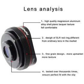 تصویر لنز کلیپسی موبایل مدل L-620 ا L-620 mobile Camera Lens L-620 mobile Camera Lens