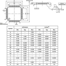 تصویر میکروکنترلر STM32F103RBT6 