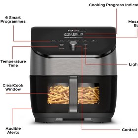 تصویر سرخ کن اینستنت مدل INSTANT Vortex Plus Clear Cook 6 AFB6112SS INSTANT Fryer Vortex® Plus Clear Cook 6